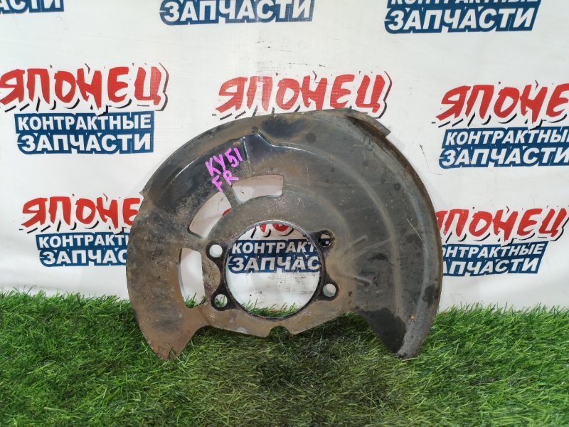 Щиток тормозного диска NISSAN FUGA KY51 VQ37VHR передний правый (б/у)
