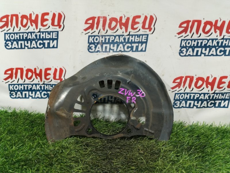 Щиток тормозного диска TOYOTA PRIUS ZVW30 2ZR-FXE передний правый (б/у)