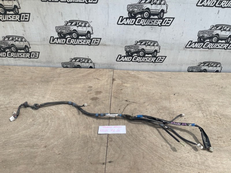 Проводка двери TOYOTA LAND CRUISER HZJ81 1HZ задняя правая (б/у)