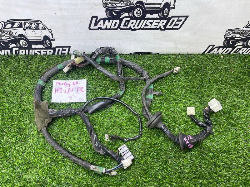 Проводка двери TOYOTA LAND CRUISER HZJ81 1HZ передняя правая (б/у)
