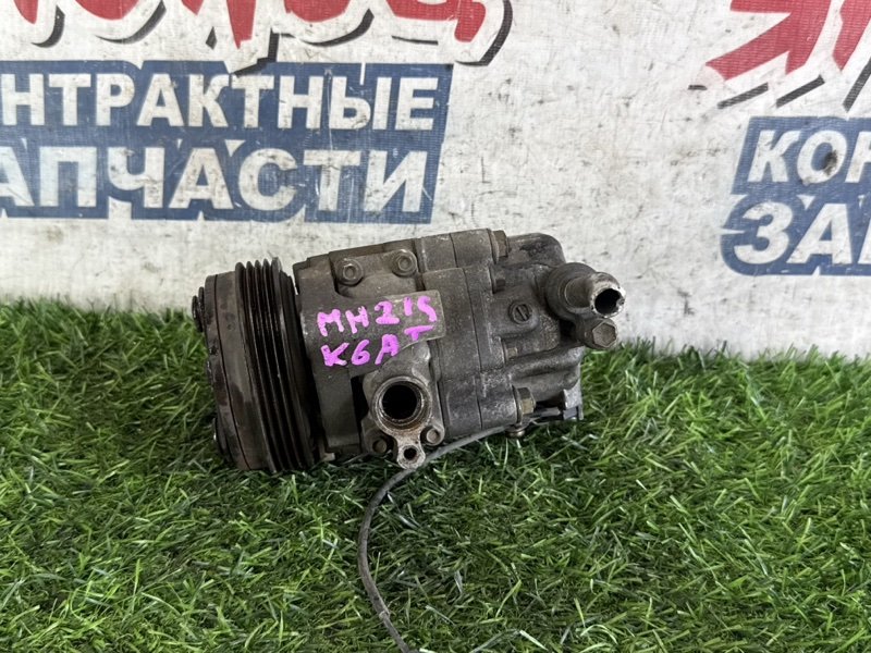 Компрессор кондиционера SUZUKI WAGON R MH21S K6AT (б/у)