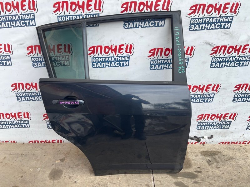 Дверь NISSAN TIIDA NC11 HR15DE 2010 задняя правая (б/у)