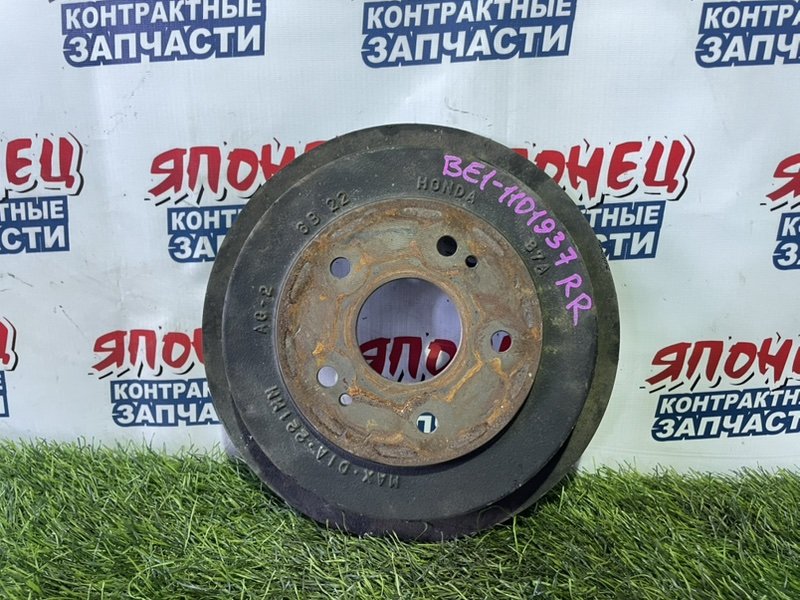Тормозной барабан HONDA EDIX BE1 D17A задний (б/у)