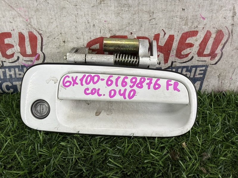 Ручка двери внешняя TOYOTA CRESTA GX100 1G-FE передняя правая (б/у)