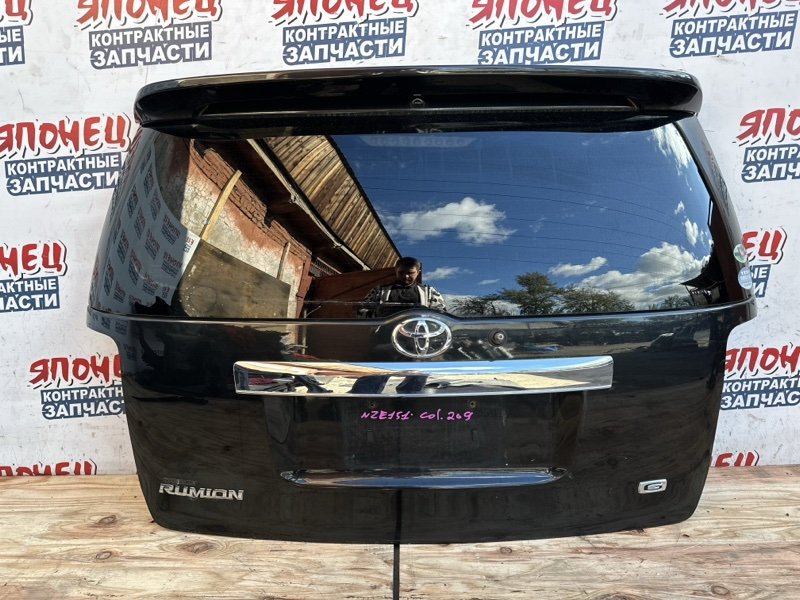 Дверь багажника TOYOTA COROLLA RUMION NZE151 1NZ-FE 2008 (б/у)