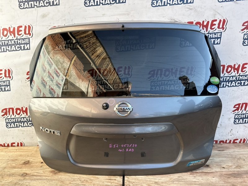 Дверь багажника NISSAN NOTE E12 HR12DDR 2012 (б/у)