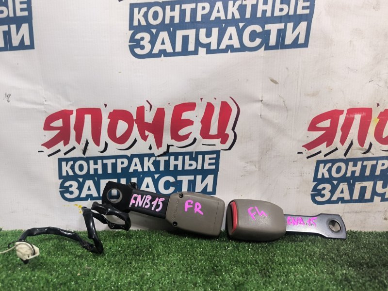 Замок ремня безопасности NISSAN SUNNY FNB15 QG15DE передний (б/у)