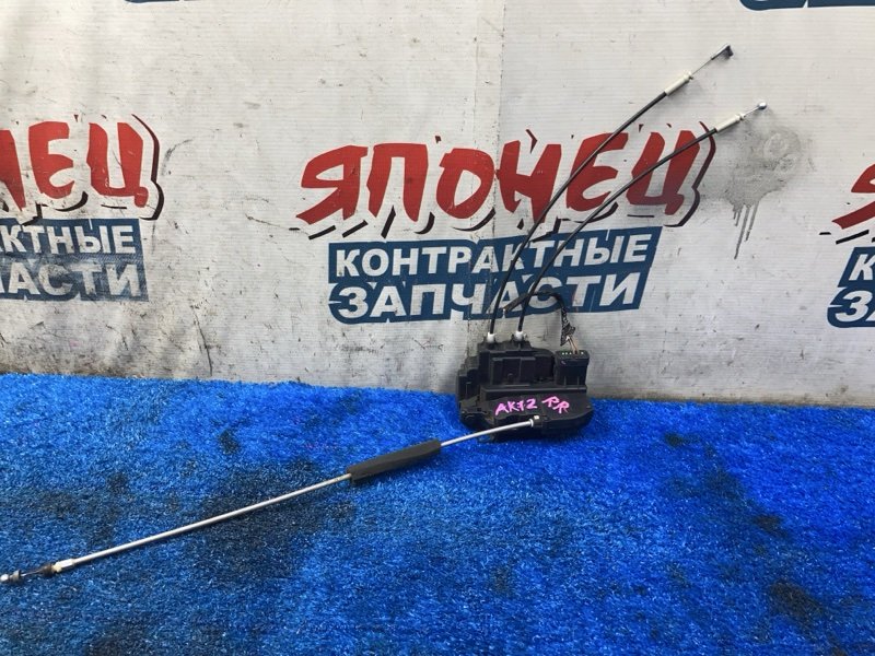 Замок двери NISSAN MARCH AK12 CR12DE задний правый (б/у)
