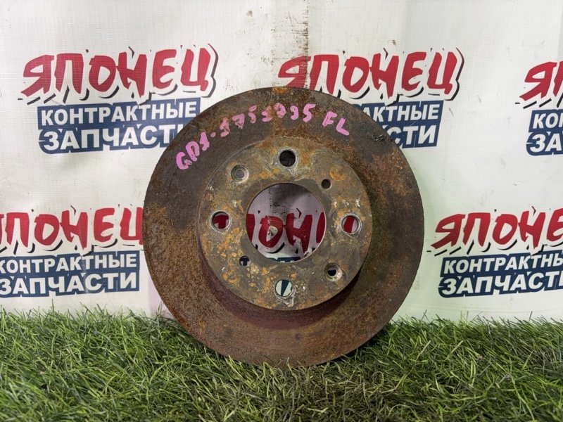Тормозной диск HONDA FIT GD1 L13A передний (б/у)