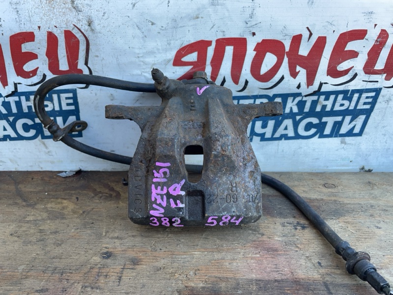 Суппорт TOYOTA COROLLA RUMION NZE151 1NZ-FE передний правый (б/у)