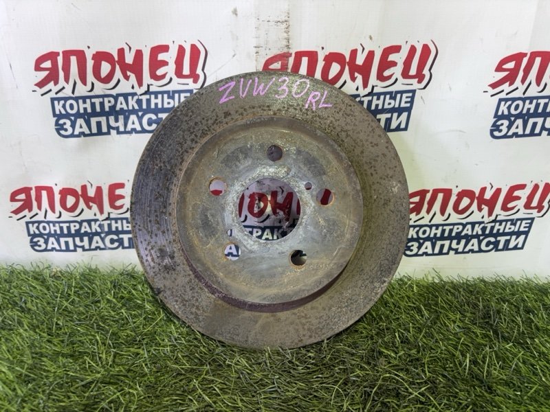 Тормозной диск TOYOTA PRIUS ZVW30 2ZR-FXE задний (б/у)
