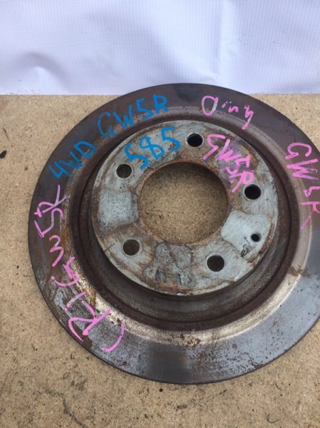 Тормозной диск Mazda Capella GWER задний (б/у)