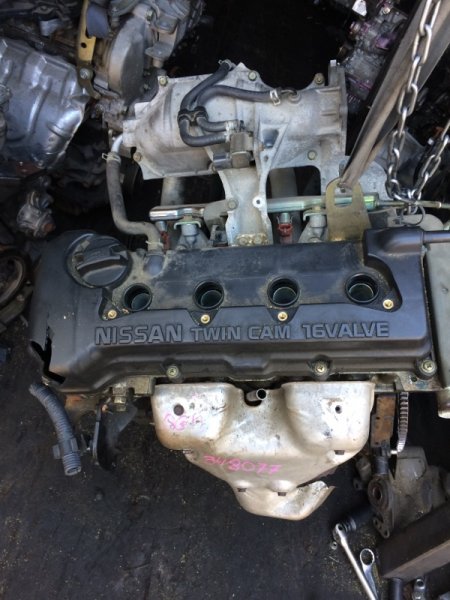 двигатель Nissan QG13 348077 б/у Y11 (0011117)