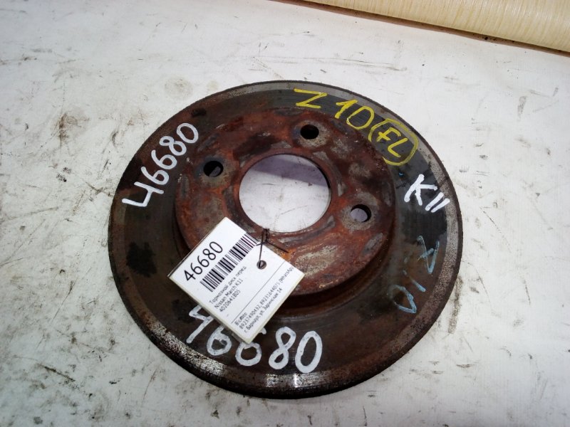 Тормозной диск Nissan Ad Y11 передний (б/у)