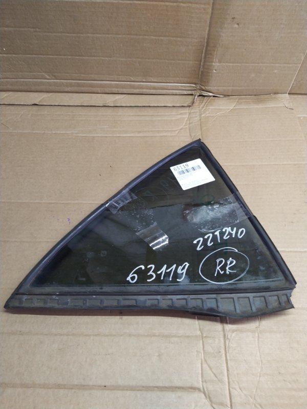 Форточка двери Toyota Allion ZZT240 задняя правая (б/у)