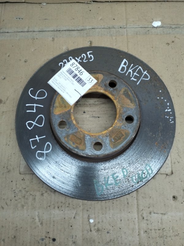 Тормозной диск Mazda Axela BKEP LF 2007 передний (б/у)