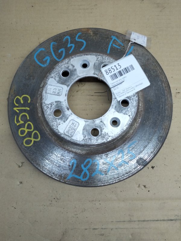 Тормозной диск Mazda Atenza GG3S передний (б/у)