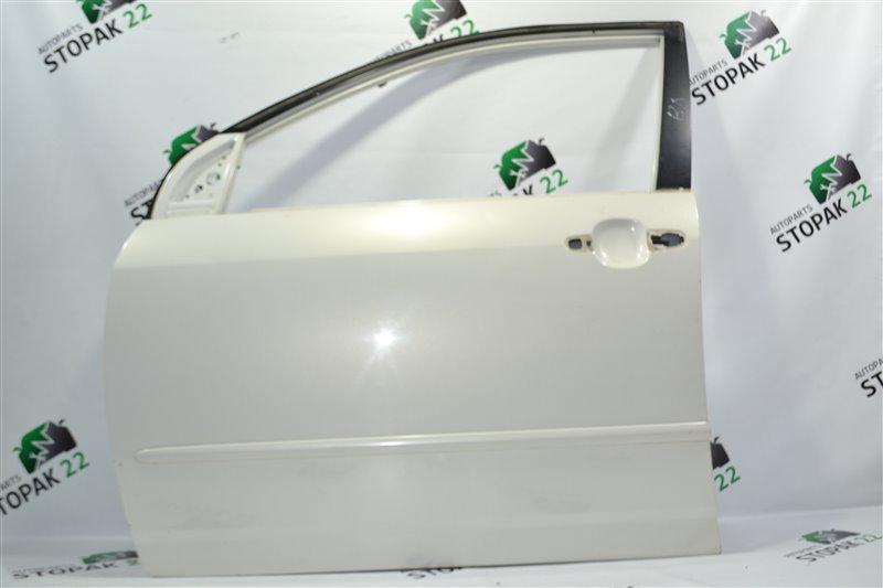 Дверь Toyota Corolla/Fielder/Allex/Runx NZE/ZZE/120/121/122/123/124 1NZ/1ZZ 2000 передняя левая (б/у)