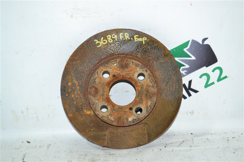 Тормозной диск Toyota Corolla NZE124 2002 передний (б/у)