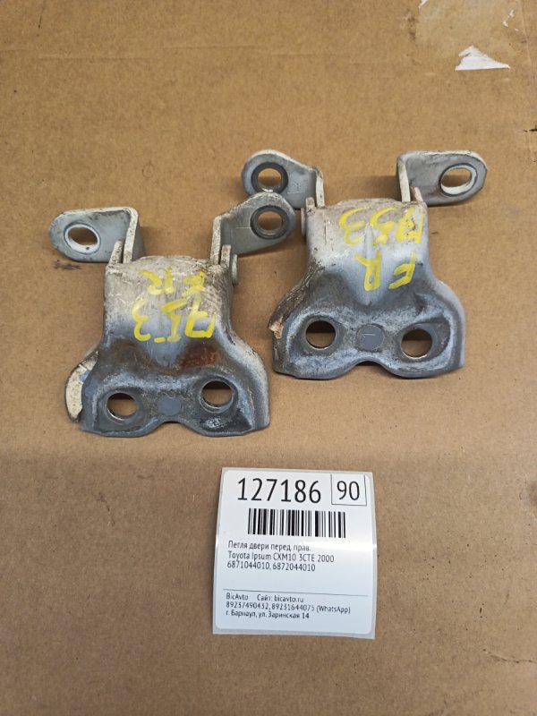 Петля двери Toyota Ipsum CXM10 3CTE 2000 передняя правая (б/у)