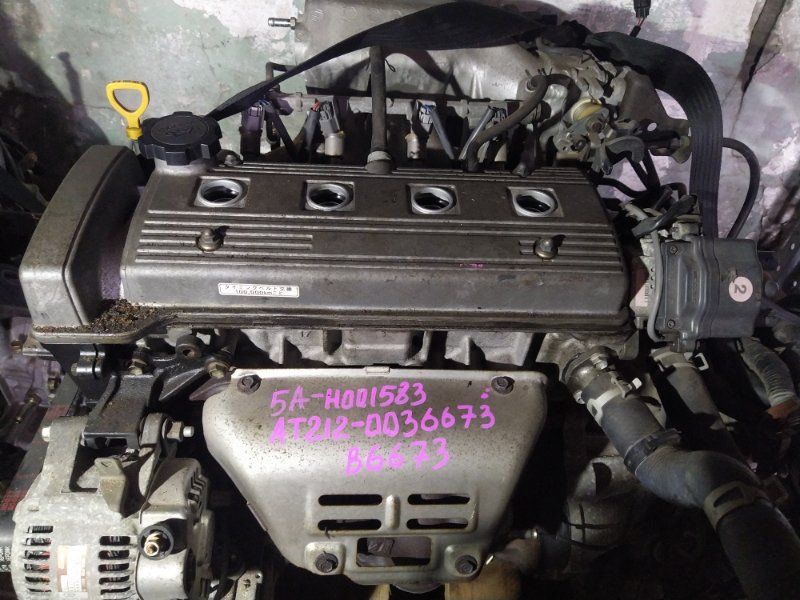 Двигатель Toyota Carina AT212 5AFE 1998 (б/у)