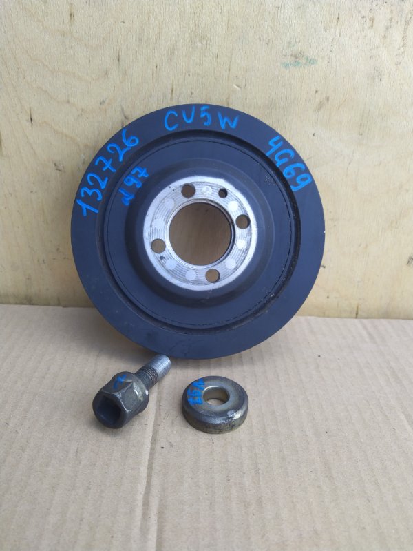 Шкив коленвала Mitsubishi Airtrek CU5W 4G69 2005 (б/у)