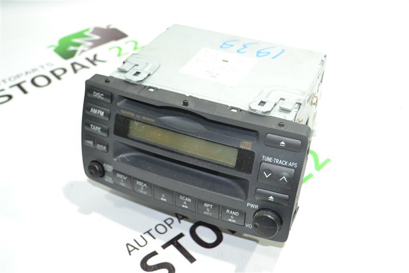 Магнитола Toyota Corolla NZE/ZZE/120/121/122/123/124 1NZ/1ZZ 2000 (б/у)