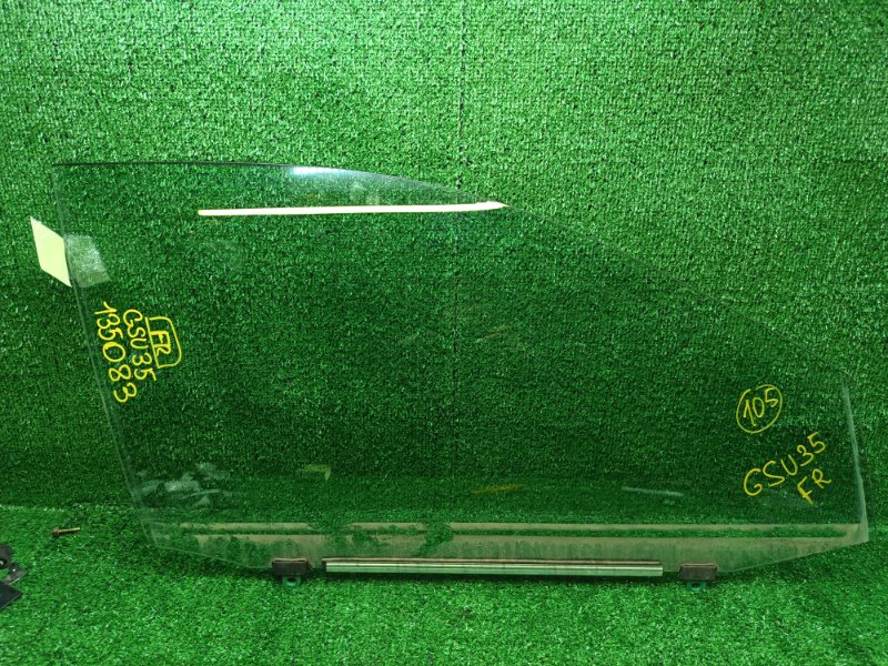 Стекло двери Toyota Harrier GSU35 2GR-FE 2007 переднее правое (б/у)
