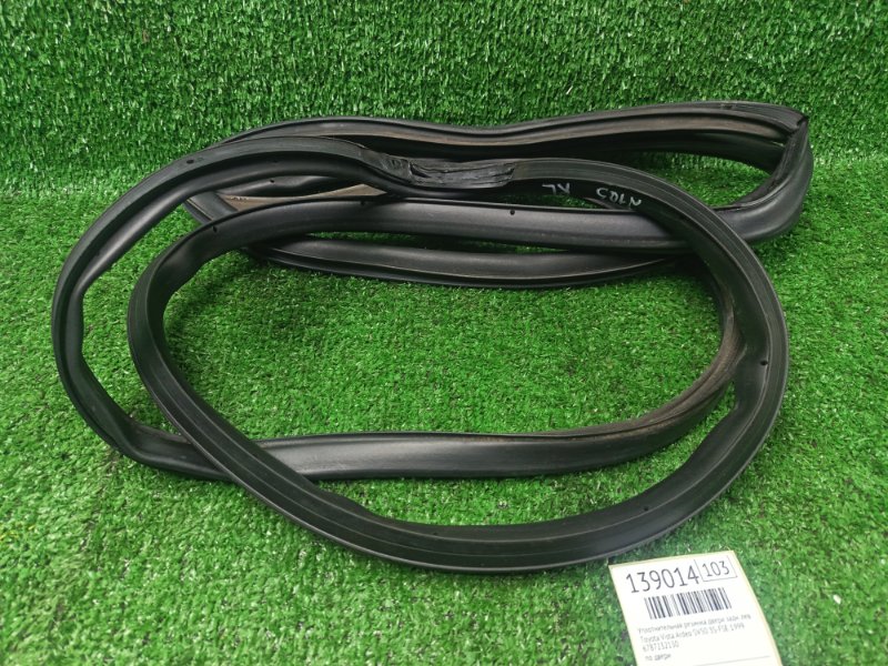 Уплотнительная резинка двери Toyota Vista Ardeo SV50 3S-FSE 1999 задняя левая (б/у)