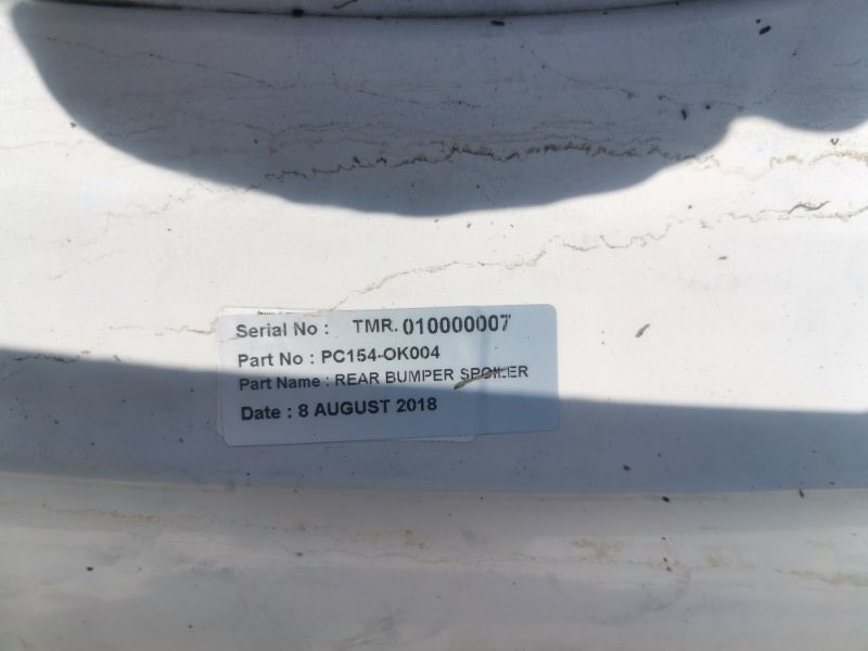 Накладка бампера задняя Fortuner Накладка бампера задняя Fortuner