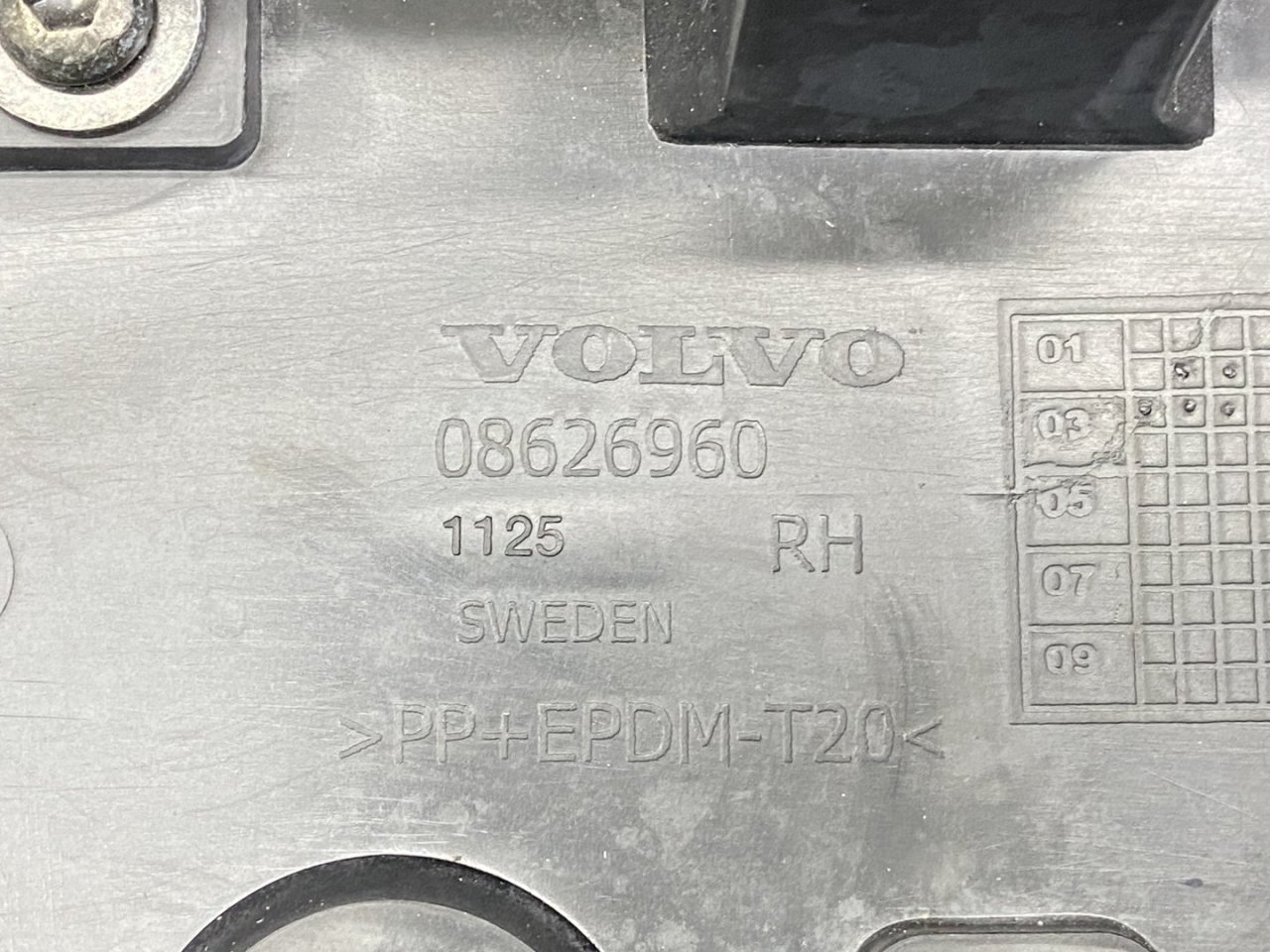 Крепление бампера заднее правое XC90 2 003 C59 B5254T2