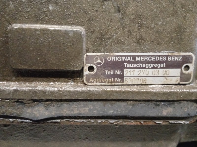 АКПП 112.921 E-Class 1998 S210 2.8