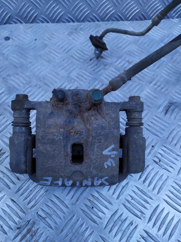 Суппорт задний левый Hyundai Santa Fe 2011 CM 2.2 D4HB Б/У