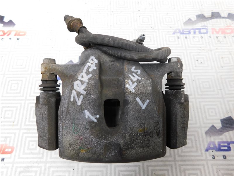 Суппорт Toyota Noah ZRR70-0118742 3ZR-FE 2008 передний левый
