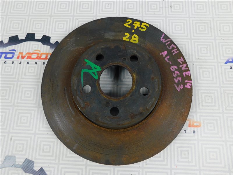 Диск тормозной Toyota Wish ZNE10 передний