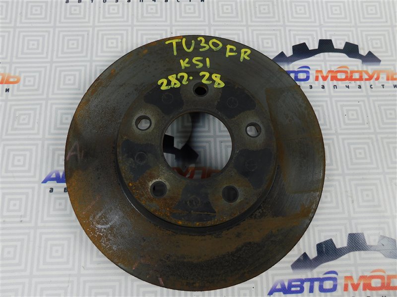 Диск тормозной Nissan Presage TU30-008156 QR25-DE 2002 передний