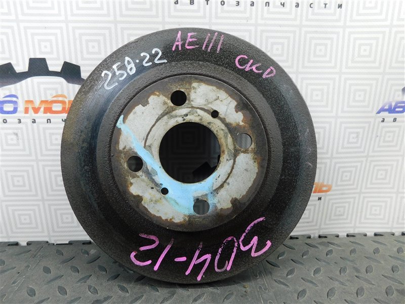 Диск тормозной Toyota Corolla Spacio AE111 передний