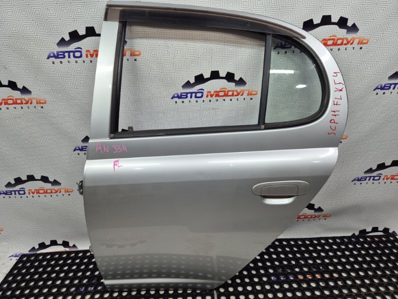 Дверь Toyota Platz SCP11-0080380 1SZ-FE 2005 задняя левая