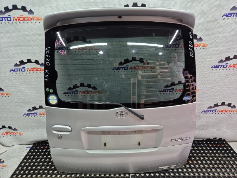 Дверь 5-я Toyota Funcargo NCP20-0223300 2NZ-FE 2002 задняя