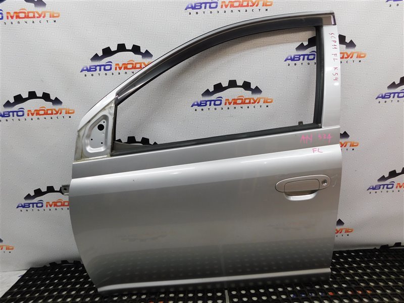 Дверь Toyota Platz SCP11-0080380 1SZ-FE 2005 передняя левая