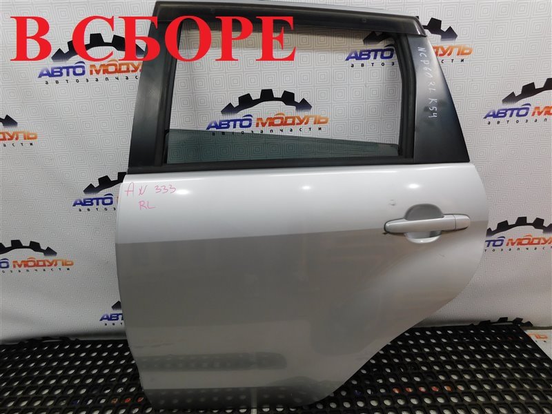 Дверь Toyota Ist NCP60-0141247 2NZ-FE 2004 задняя левая