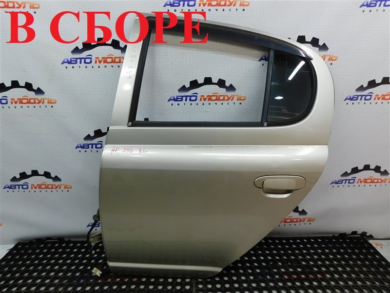 Дверь Toyota Vitz NCP10-0157699 2NZ-FE 2002 задняя левая