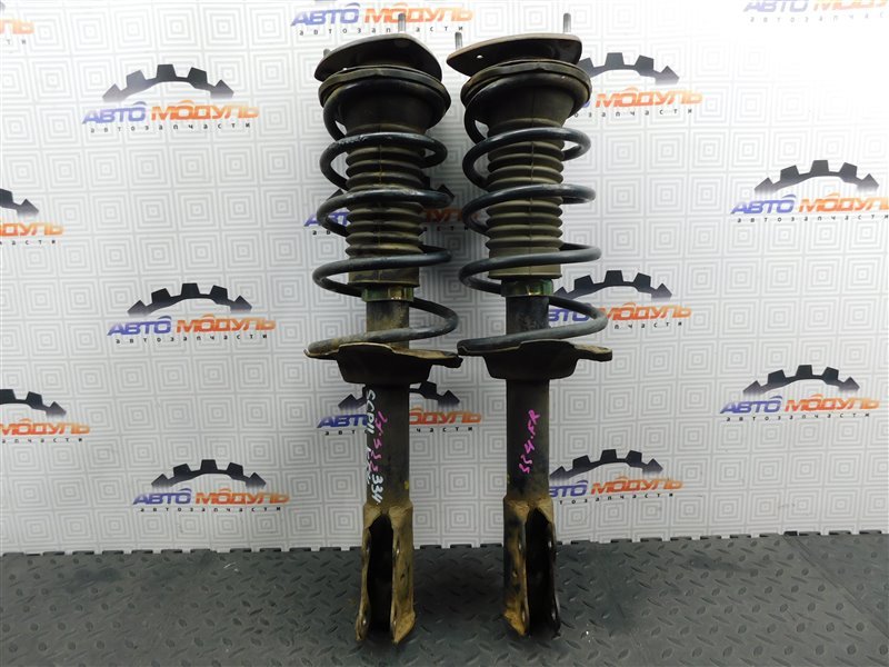 Стойка Toyota Platz SCP11-0080380 1SZ-FE 2005 передняя правая
