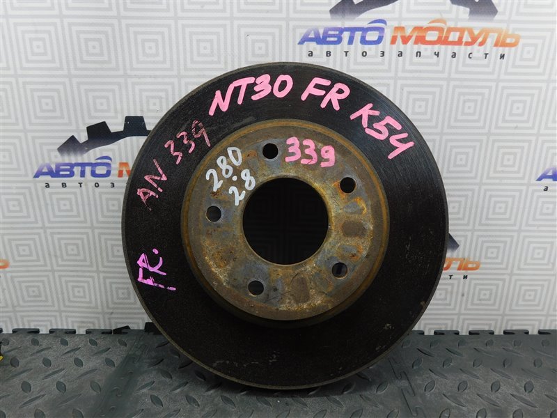 Диск тормозной Nissan X-Trail NT30-046544 QR20-DE 2002 передний
