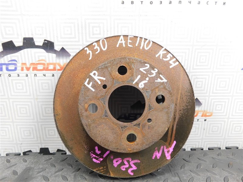 Диск тормозной Toyota Corolla AE110-5225905 5A-FE 1998 передний