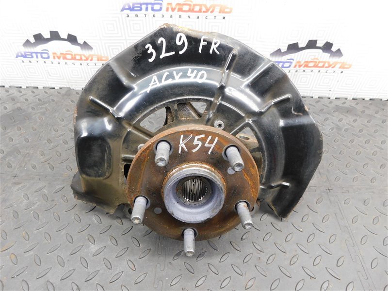 Ступица Toyota Camry ACV40-3185587 2AZ-FE 2008 передняя правая