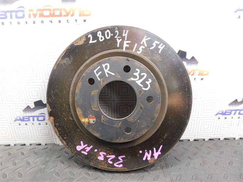 Диск тормозной NISSAN JUKE YF15-068657 HR15-DE 2012 передний (б/у)