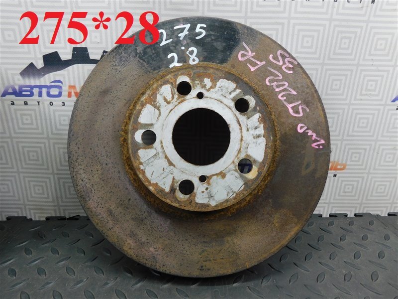 Диск тормозной TOYOTA CARINA ED ST202 3S-GE передний (б/у)