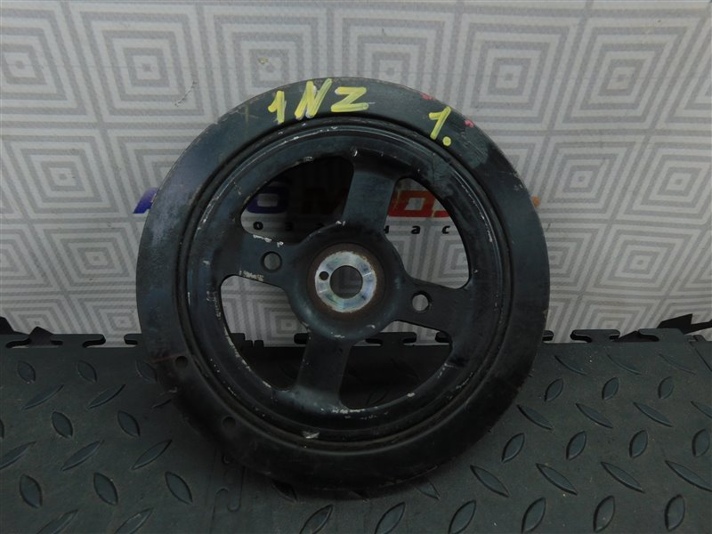 Шкив коленвала TOYOTA COROLLA FIELDER NZE121 1NZ-FE (б/у)