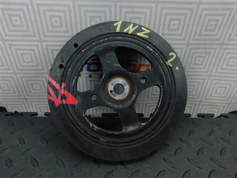 Шкив коленвала TOYOTA RACTIS NCP100 1NZ-FE (б/у)